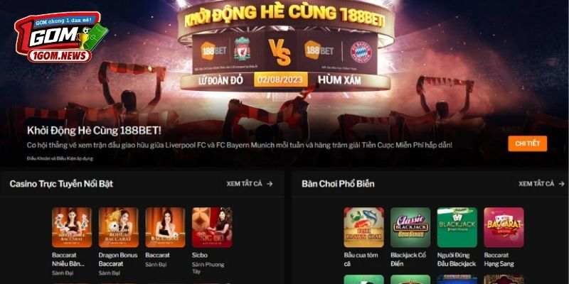 Cập nhật kho game mới, HOT tại nền tảng uy tín 188BET